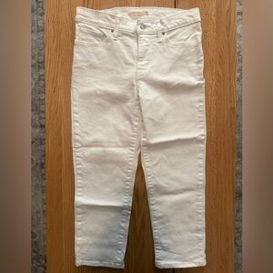 Levi’s 311 Shaping Skinny Capri Jeans – White – Size 28